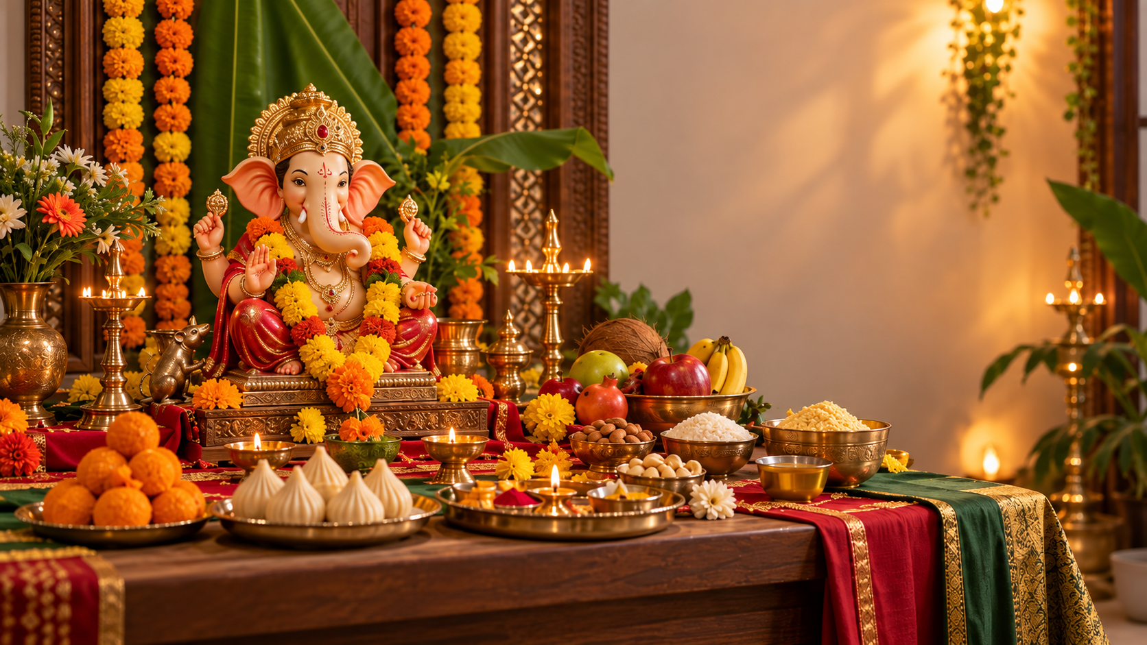 Ganesh Chaturthi 2026 in Jersey City: Puja Essentials, Modak Ingredients & Festive Groceries at JFK Grocery