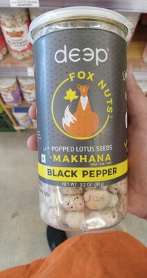 Deep Makhana Black Pepper 3.2oz