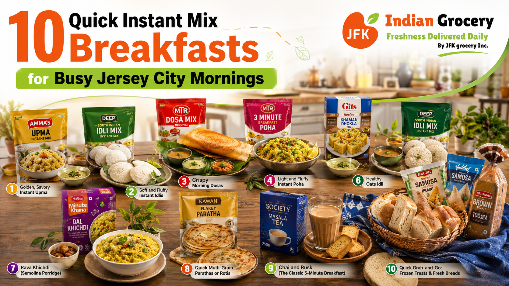 10 Quick Instant Mix Breakfasts for Busy Jersey City Mornings