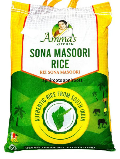 AMMA'S KITCHEN SONA MASOORI RICE 40LB