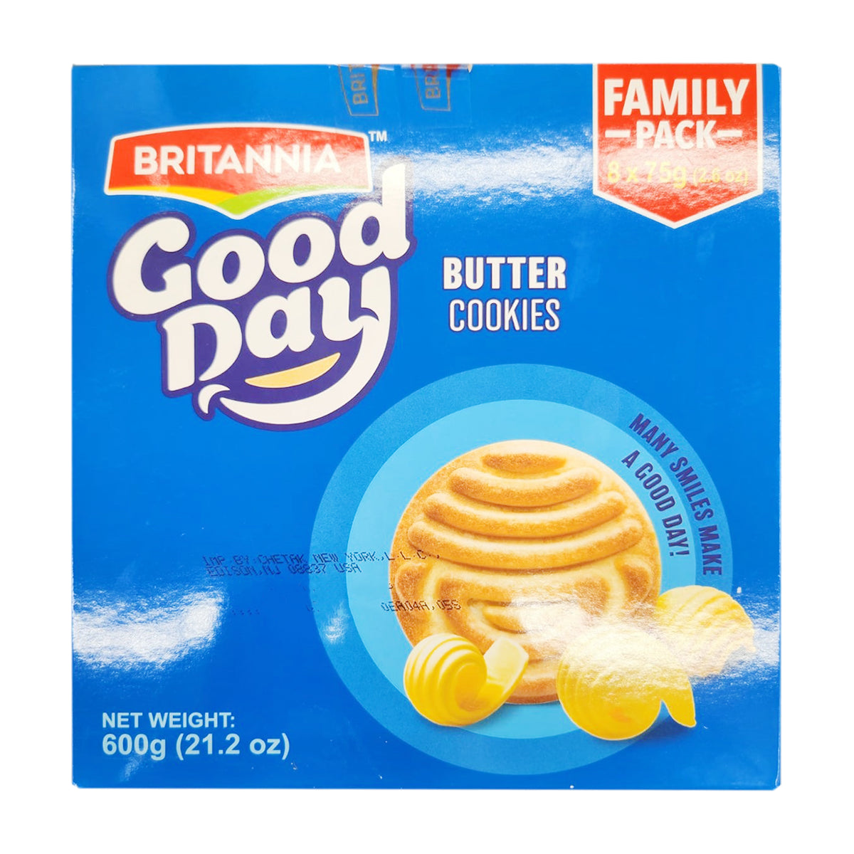 BRITANNIA GOOD DAY BUTTER FAMILY PACK 600gm