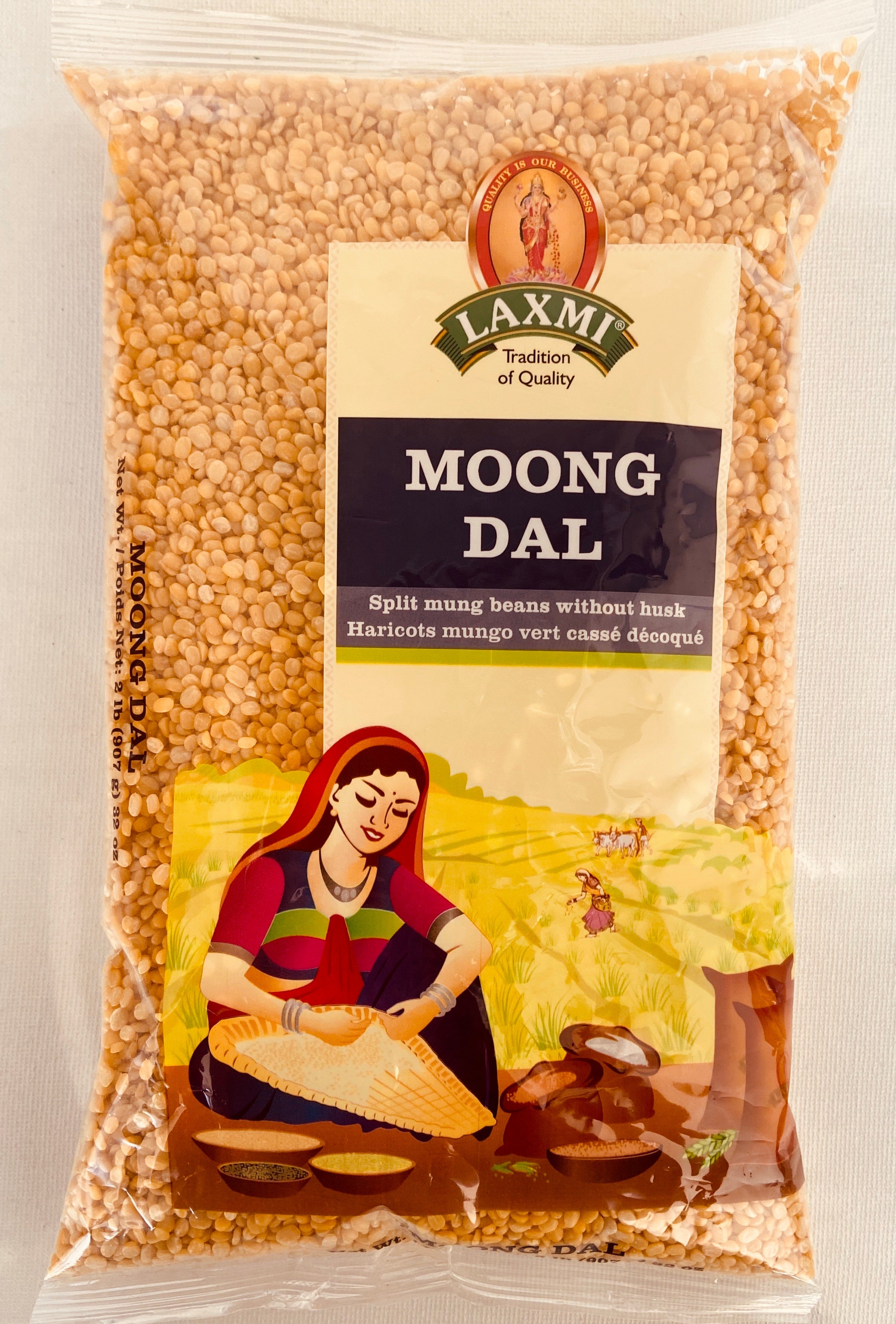 LAXMI MOONG DAL SPLIT 2LB