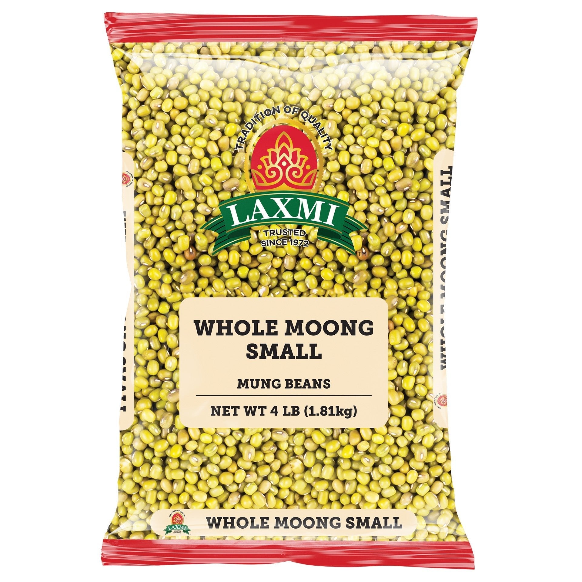 LAXMI WHOLE MOONG 4LB